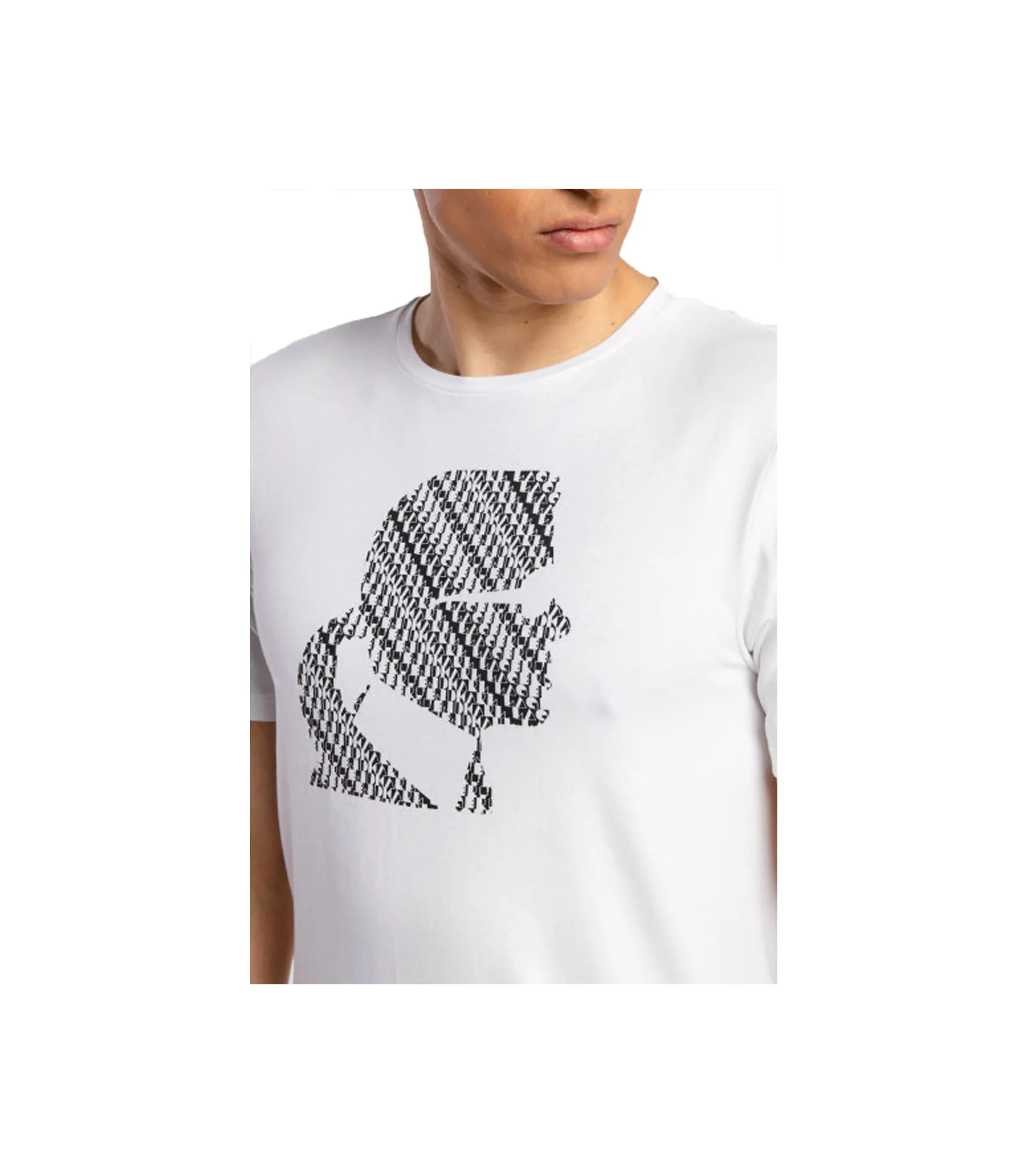 T-Shirt Graphic Font - White/Black