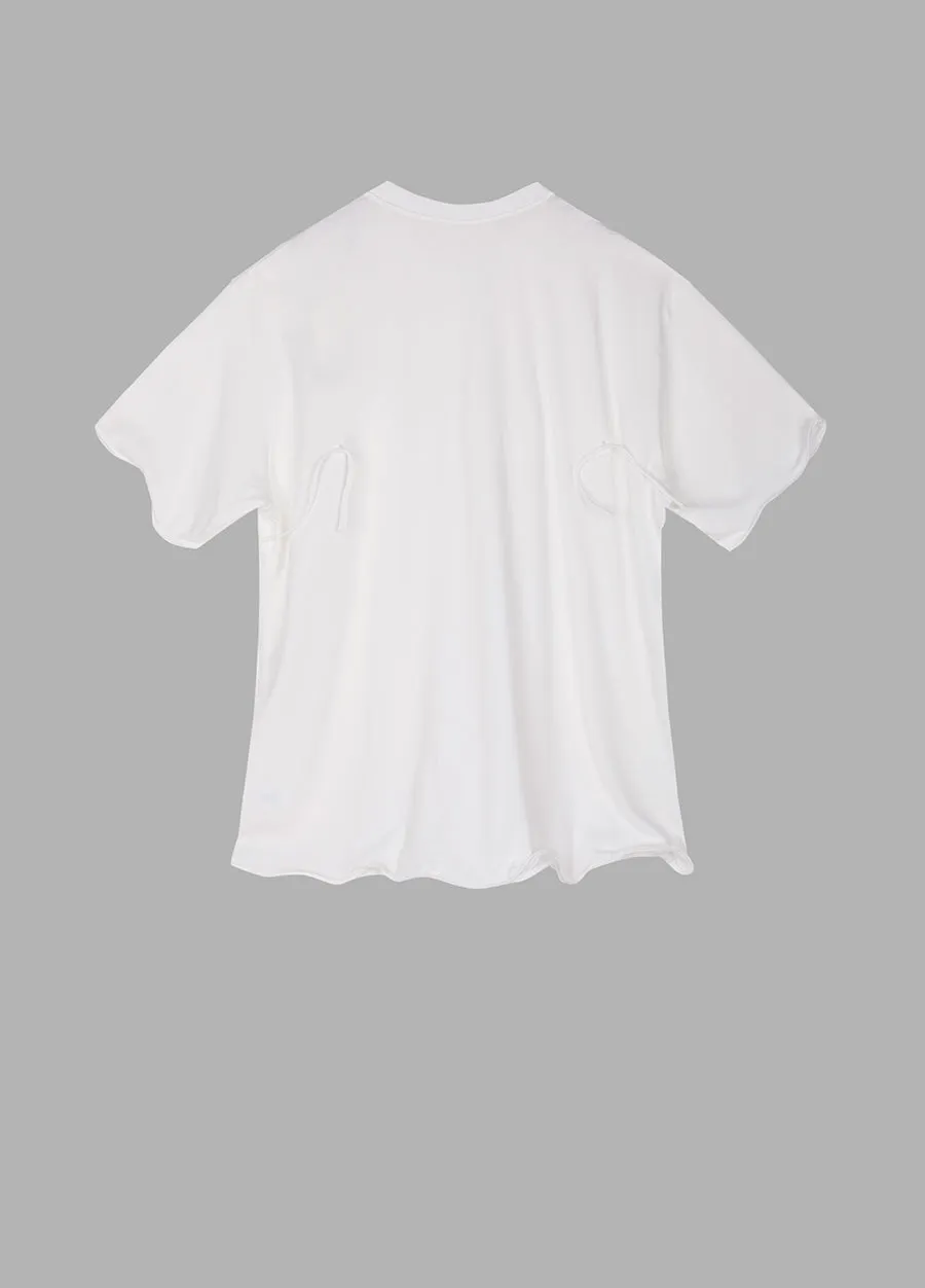 T-shirt /JNBY Drawstring Aluminum Wire Cotton T-shirt