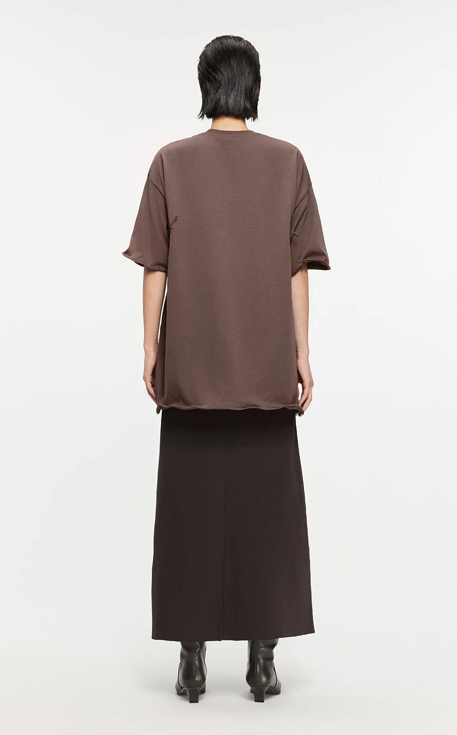T-shirt /JNBY Drawstring Aluminum Wire Cotton T-shirt
