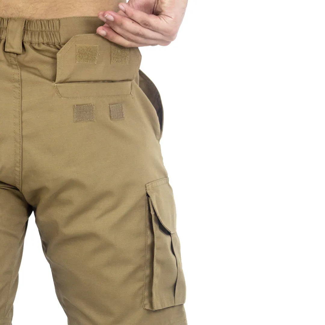 Tactical Cargo Shorts - Camel