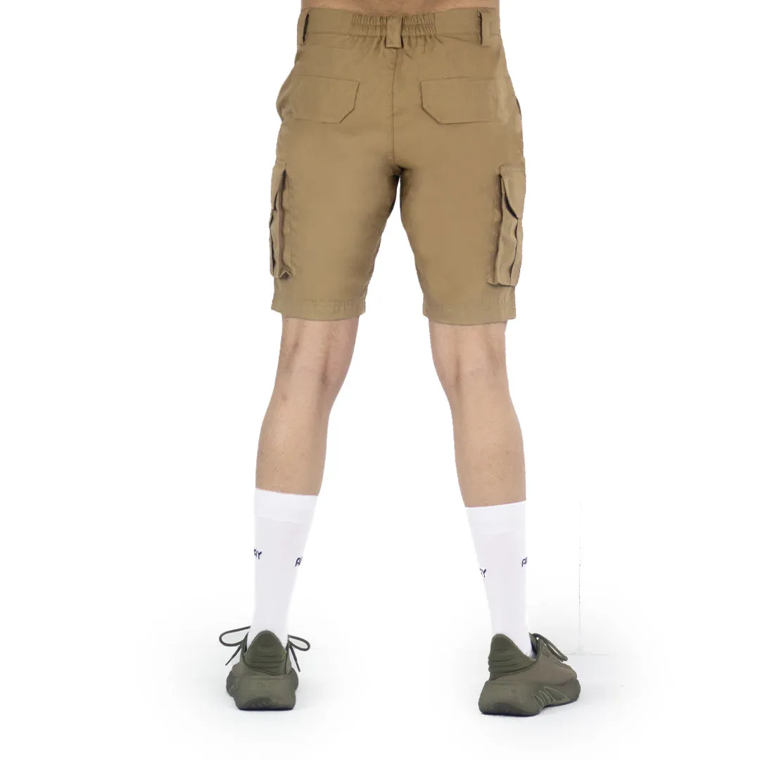 Tactical Cargo Shorts - Camel