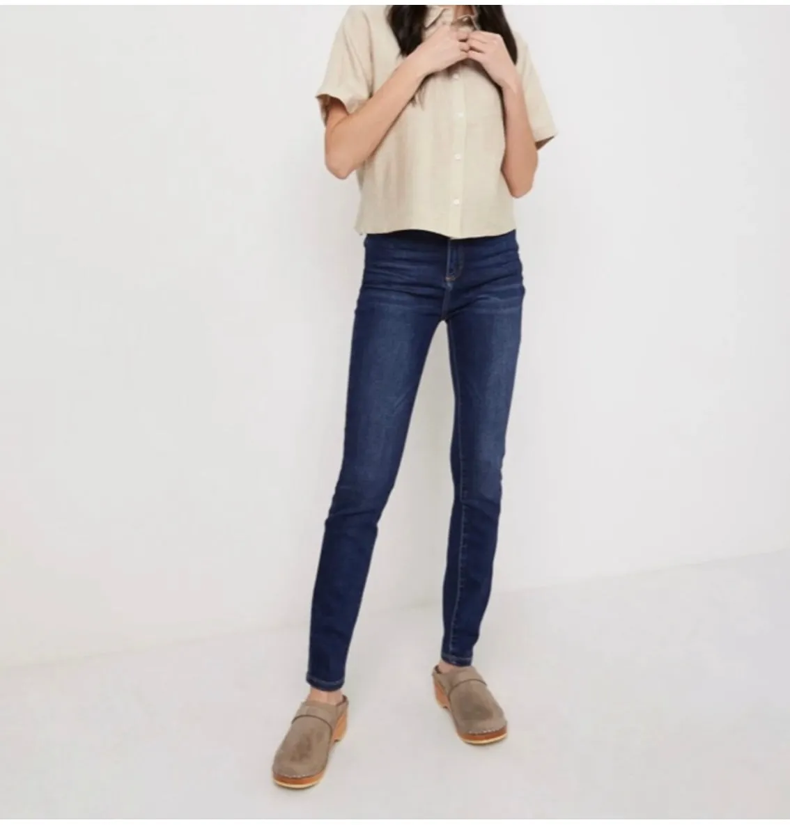Tailor Made “high rise slim straight Brisbane” jeans - 27