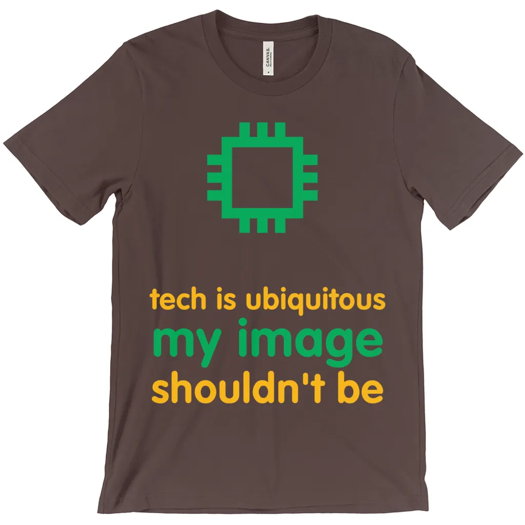 Tech is Ubiquitous Adult T-Shirts (English)