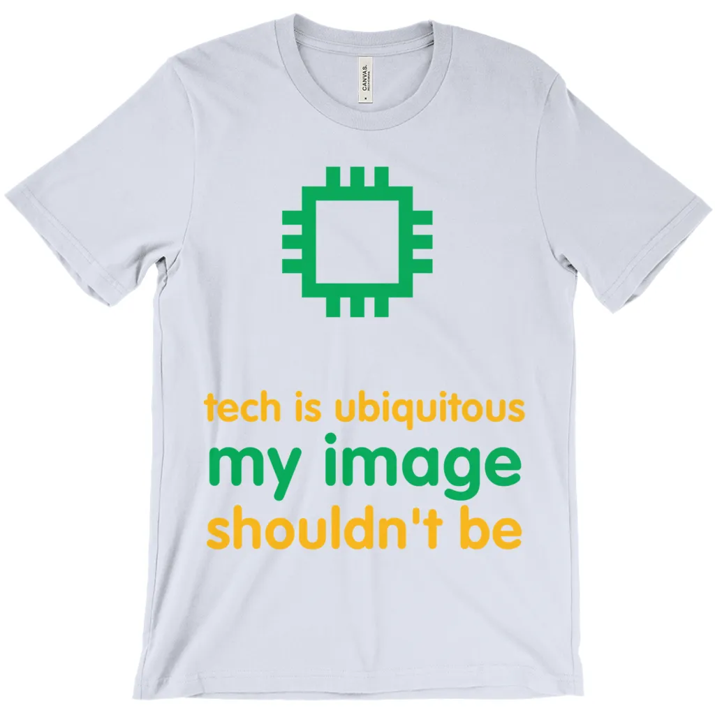 Tech is Ubiquitous Adult T-Shirts (English)