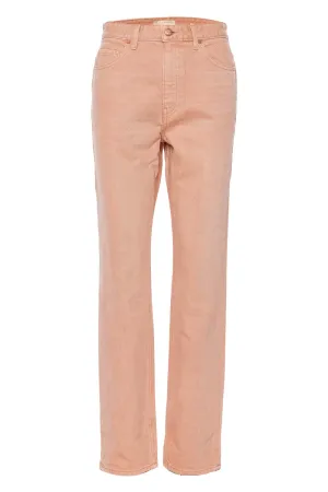 The Agnes Rosewood Straight Leg Jeans
