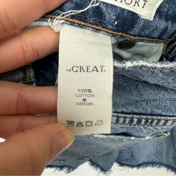 The Great Denim The Cut Off Shorts