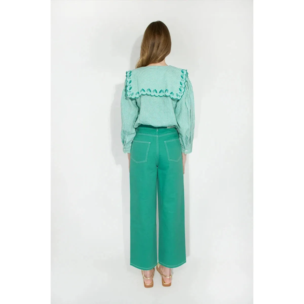 The Tiny Big Sister - Berta jeans - dark emerald