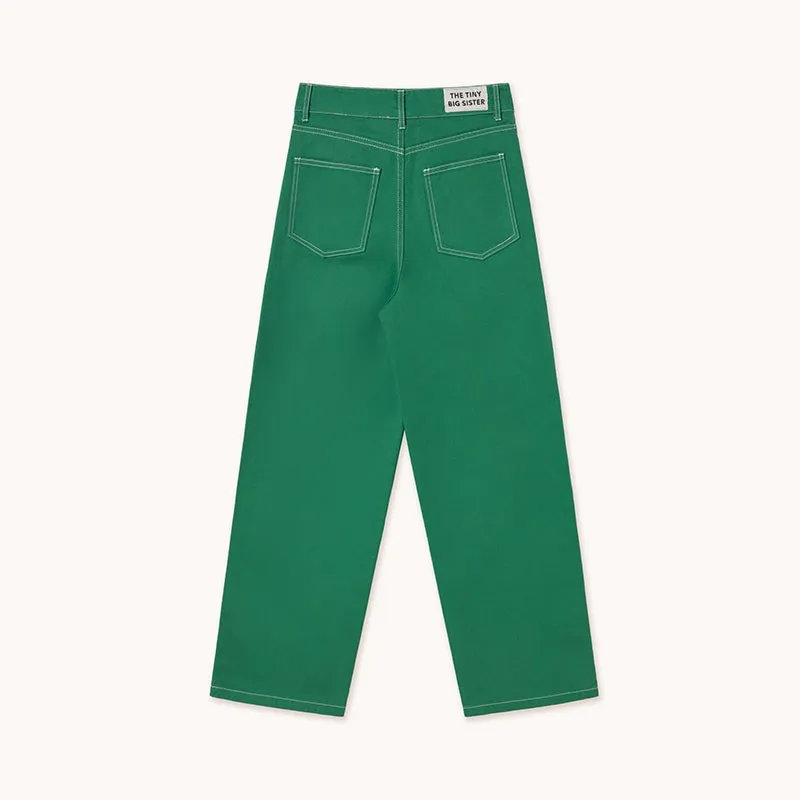 The Tiny Big Sister - Berta jeans - dark emerald