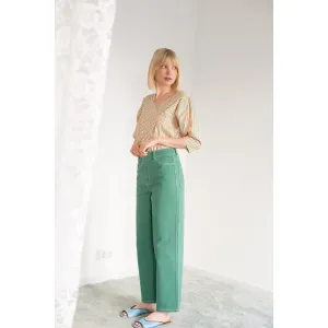 The Tiny Big Sister - Berta jeans - dark emerald