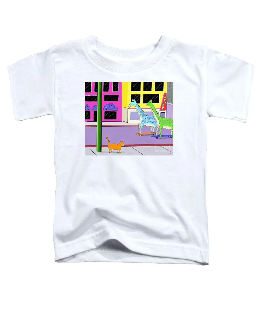 There Were Two Giraffes - Toddler T-Shirt