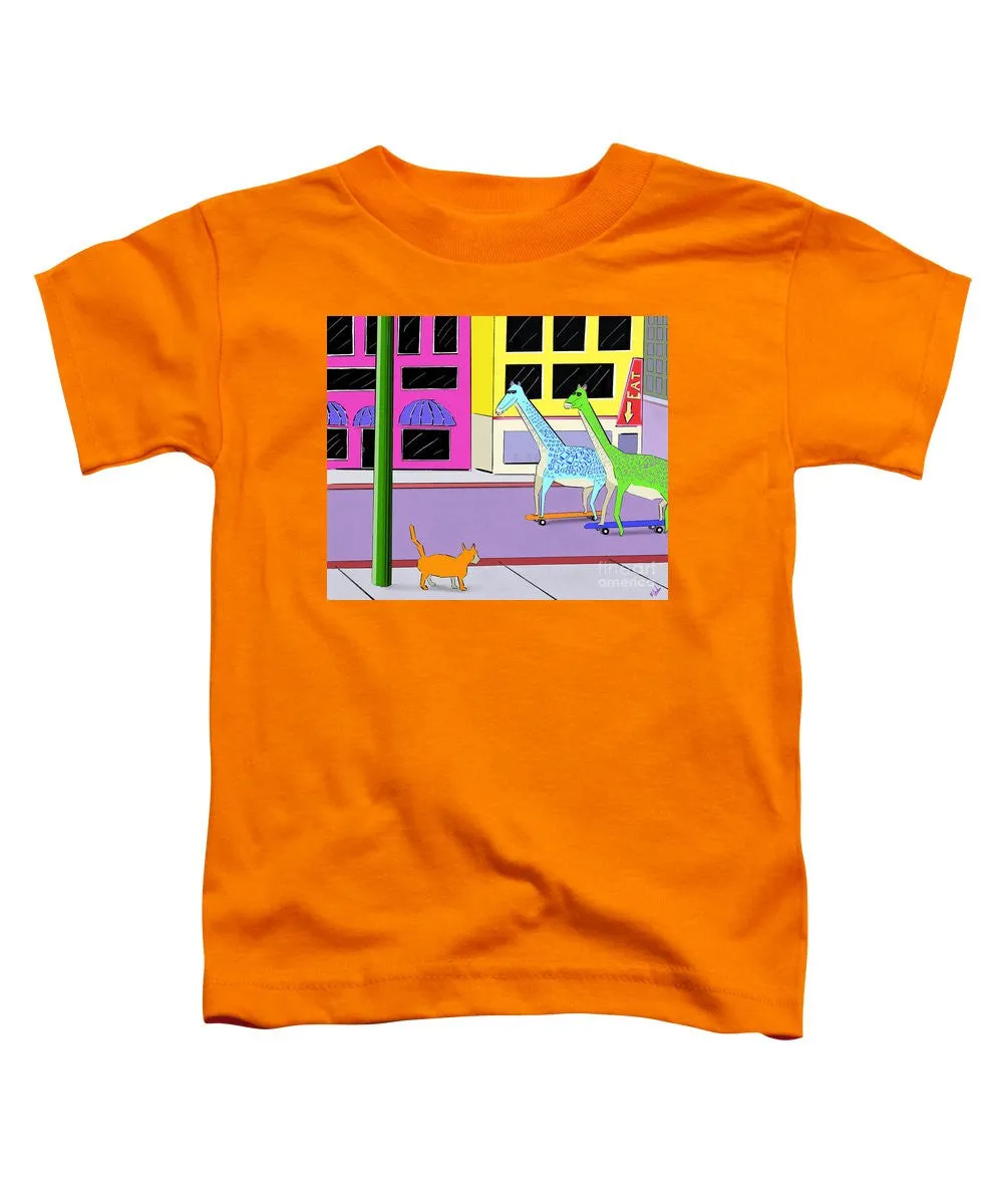 There Were Two Giraffes - Toddler T-Shirt