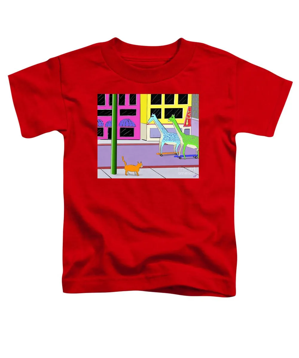 There Were Two Giraffes - Toddler T-Shirt