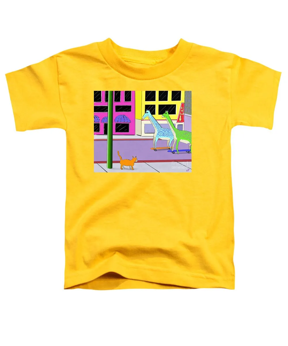 There Were Two Giraffes - Toddler T-Shirt