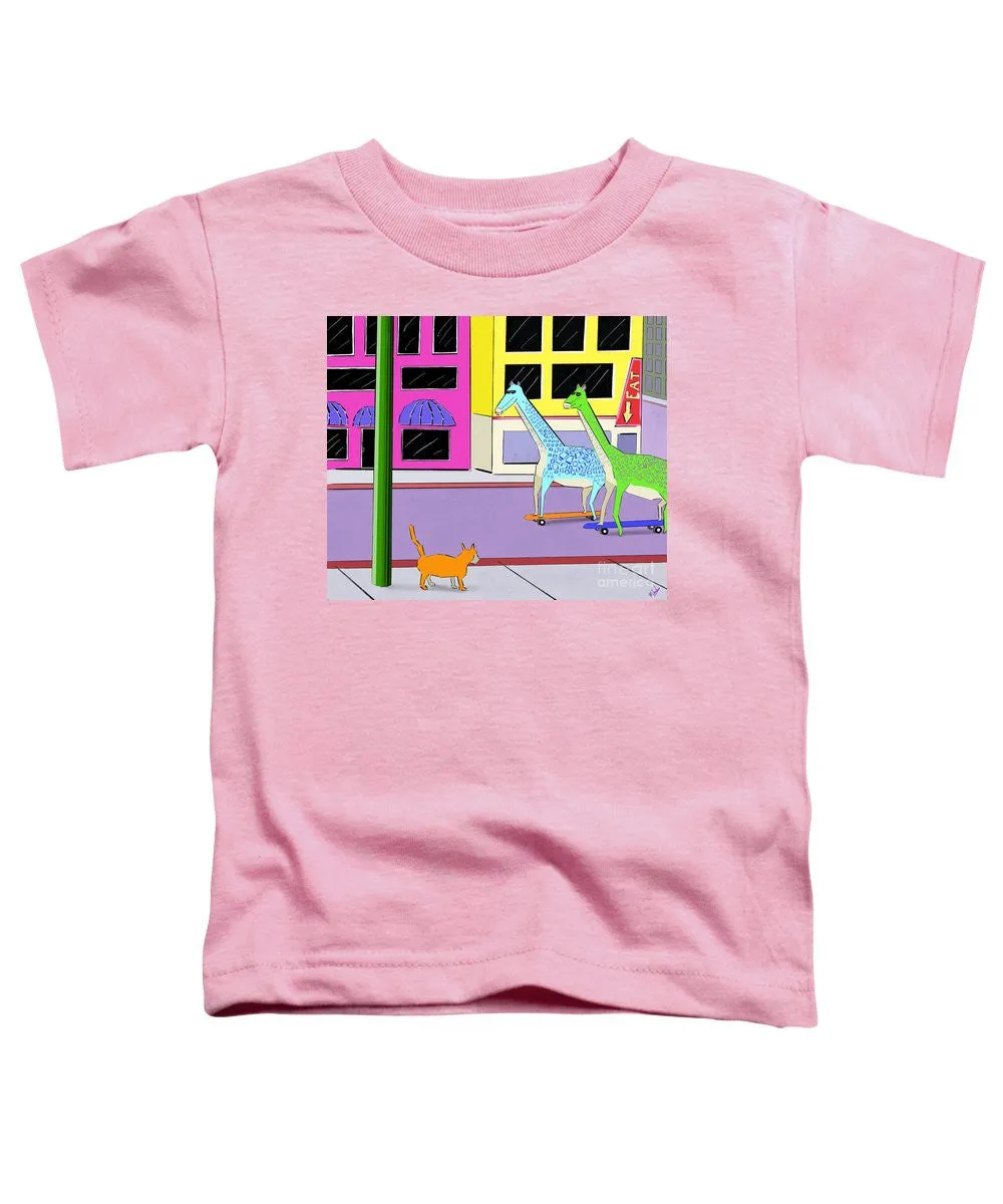 There Were Two Giraffes - Toddler T-Shirt