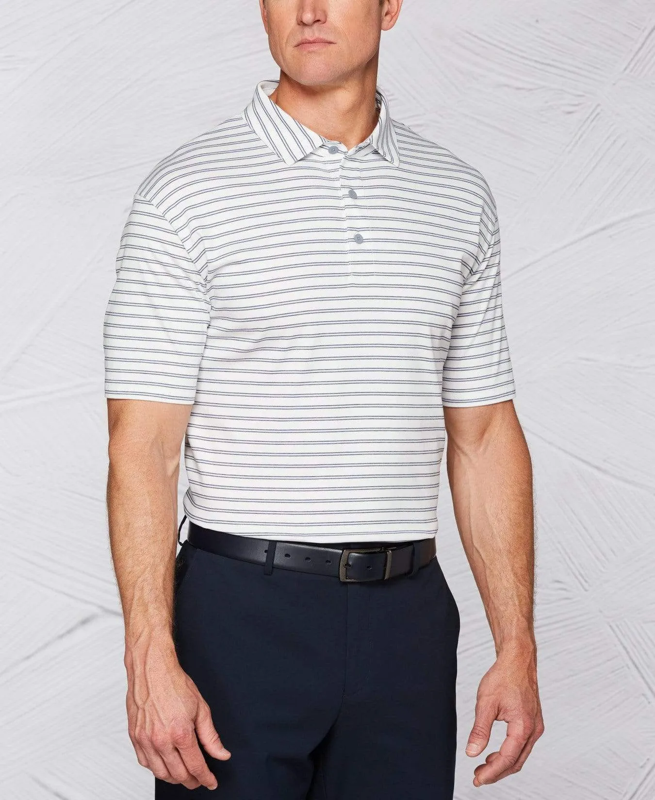 Tour Authentic Mercerized Cotton Stripe Polo