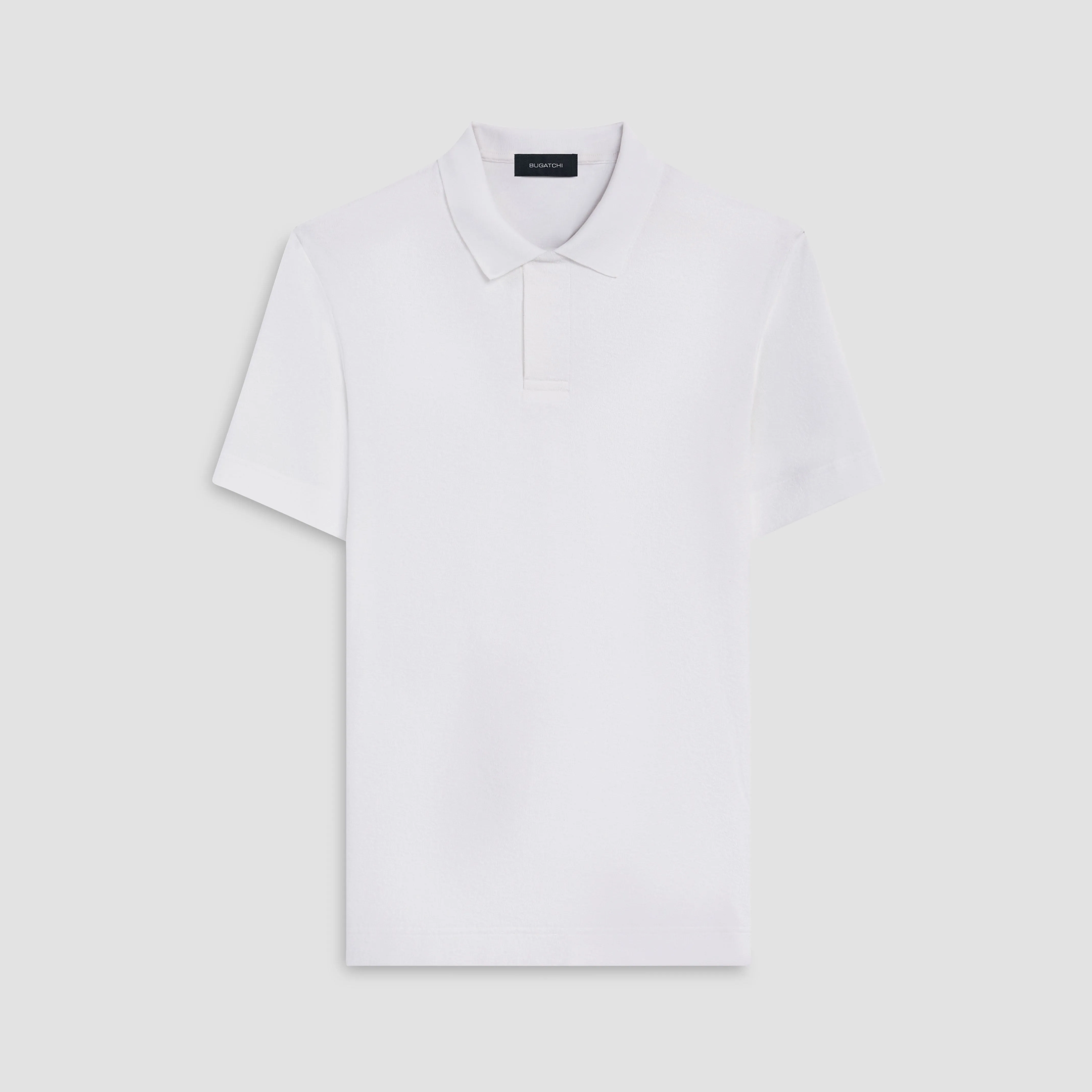 Towelling French Terry Johnny Collar Polo