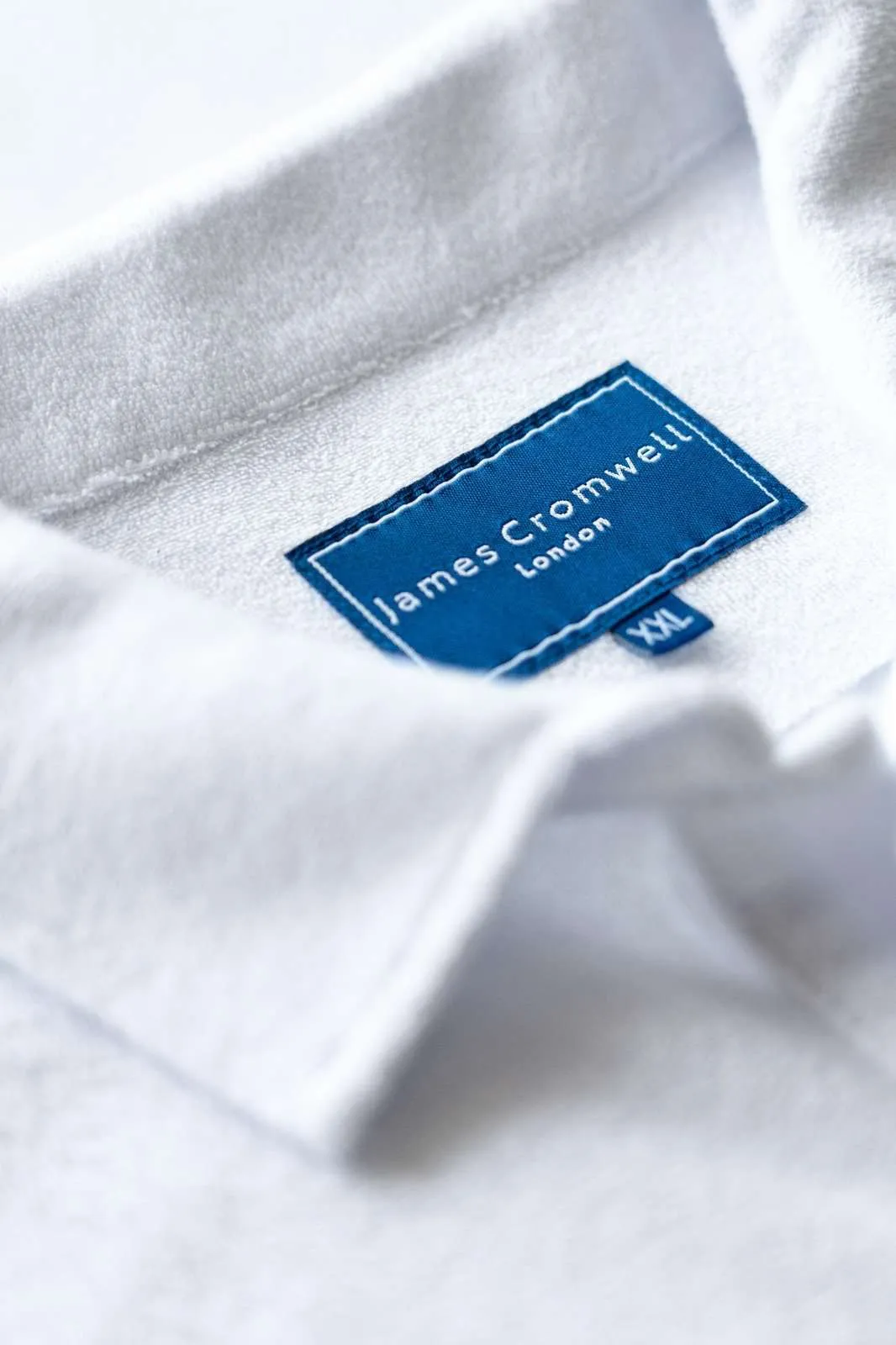 Towelling Polo White