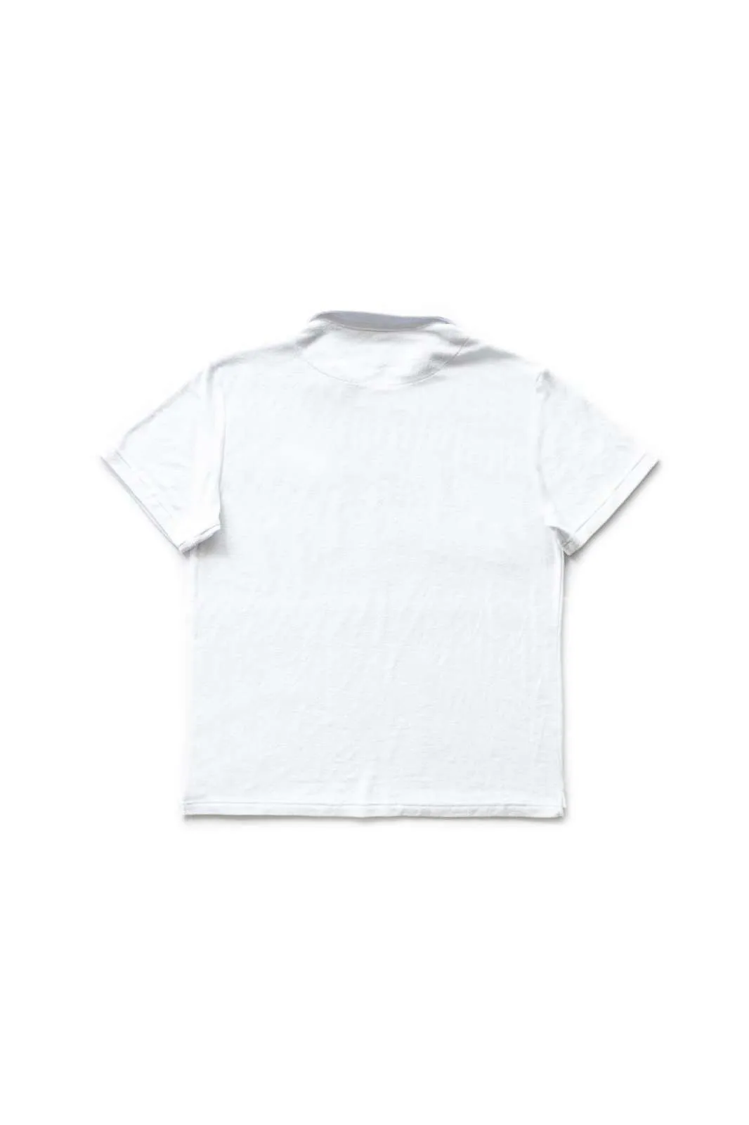 Towelling Polo White