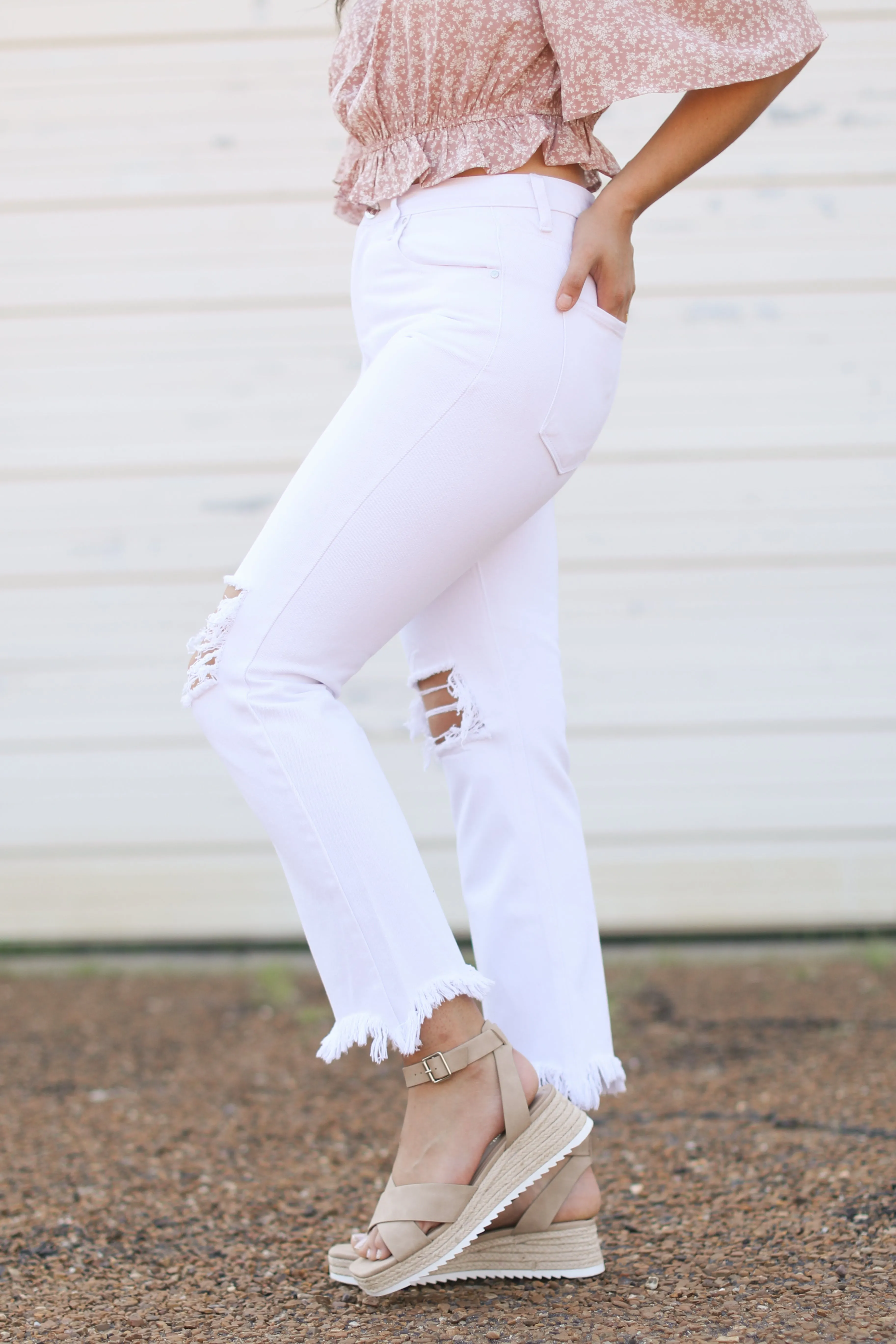 Trend Alert Straight Crop Jeans