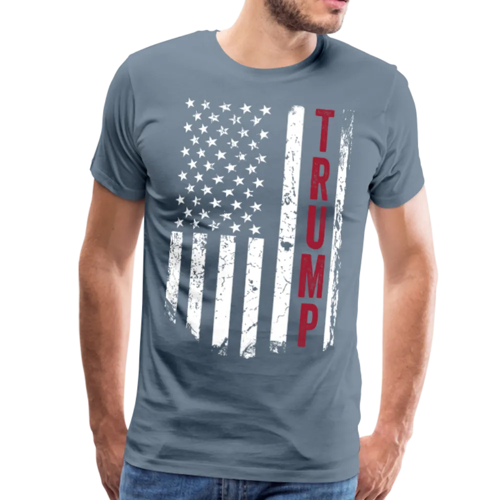 Trump American Flag Men's Premium T-Shirt (CK1569)