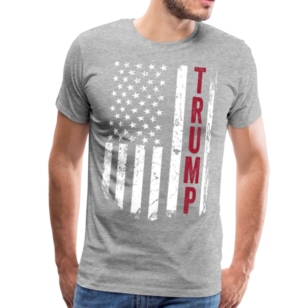 Trump American Flag Men's Premium T-Shirt (CK1569)