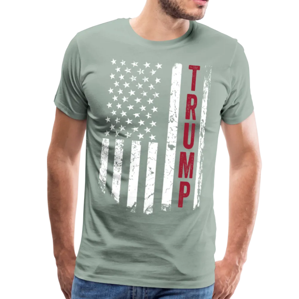 Trump American Flag Men's Premium T-Shirt (CK1569)