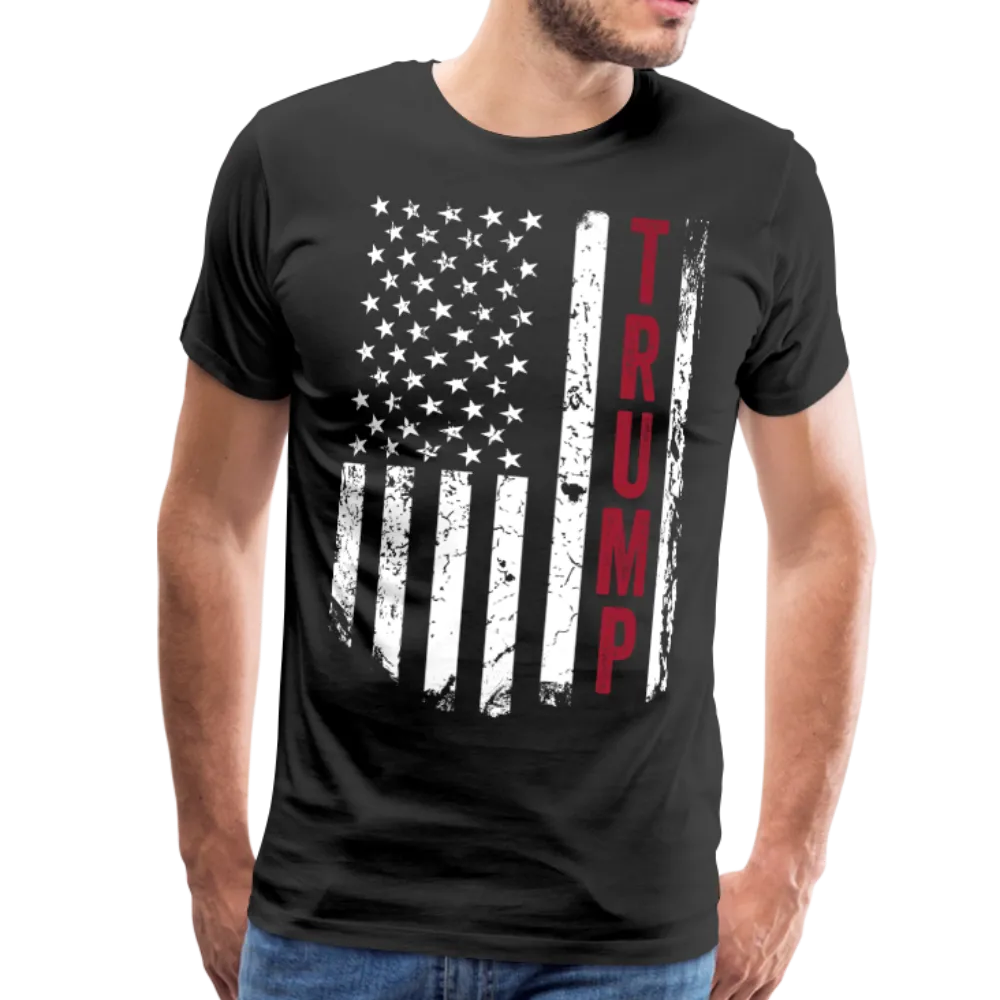 Trump American Flag Men's Premium T-Shirt (CK1569)