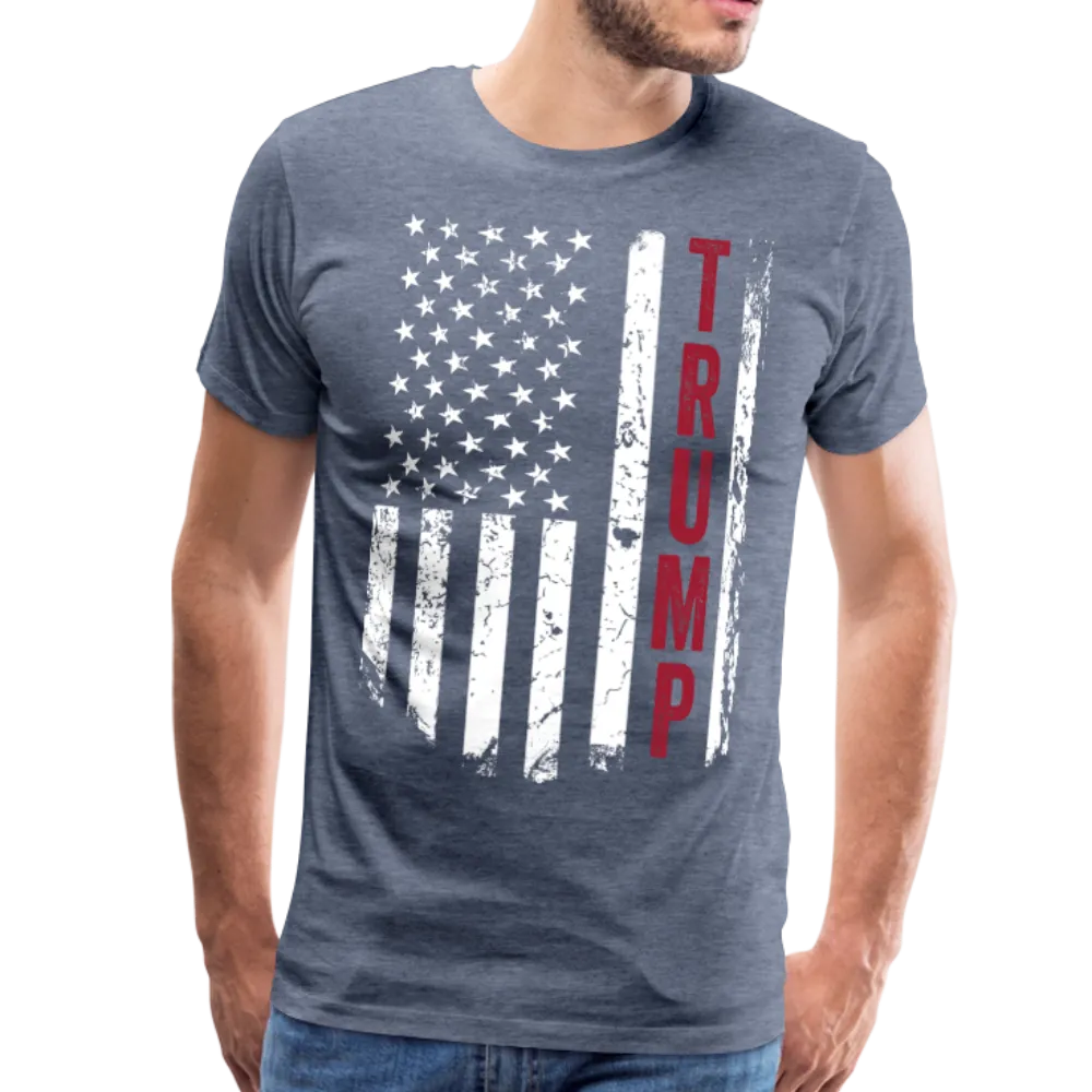 Trump American Flag Men's Premium T-Shirt (CK1569)