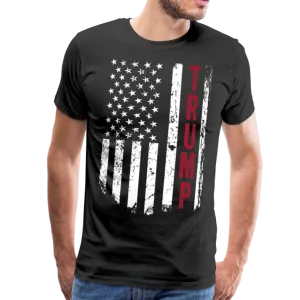 Trump American Flag Men's Premium T-Shirt (CK1569)