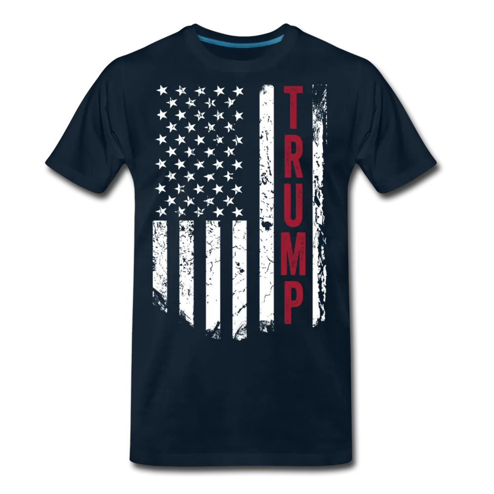 Trump American Flag Men's Premium T-Shirt (CK1569)
