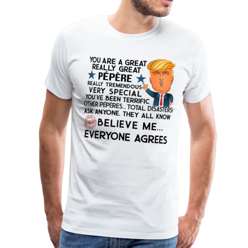 Trump Pépère Men's Premium T-Shirt