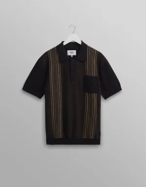 Turin Pocket Polo | Retro Stripe/Navy/Khaki