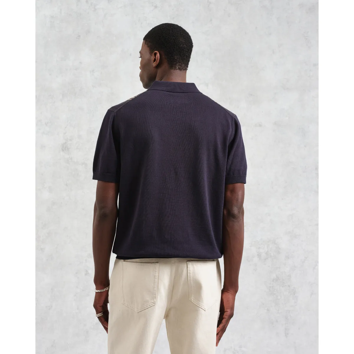 Turin Pocket Polo | Retro Stripe/Navy/Khaki