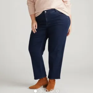 Universal Standard Seine High Rise Straight Leg Jeans