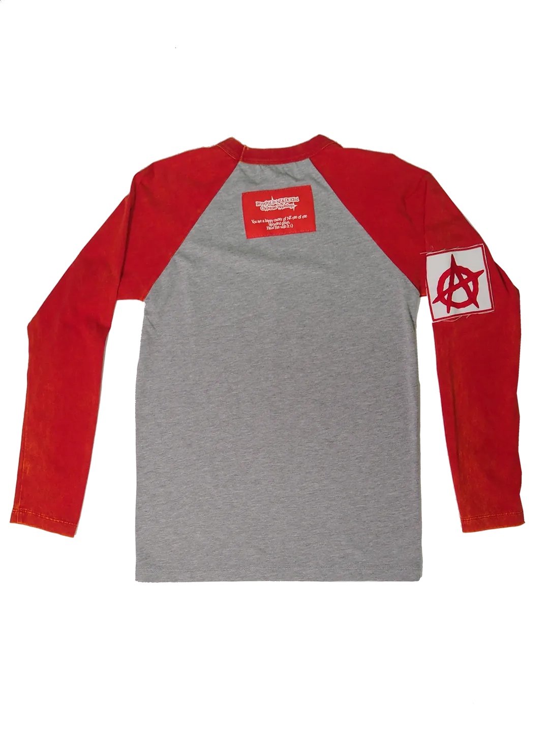 Upcycled Heart-print Reglan T-shirt