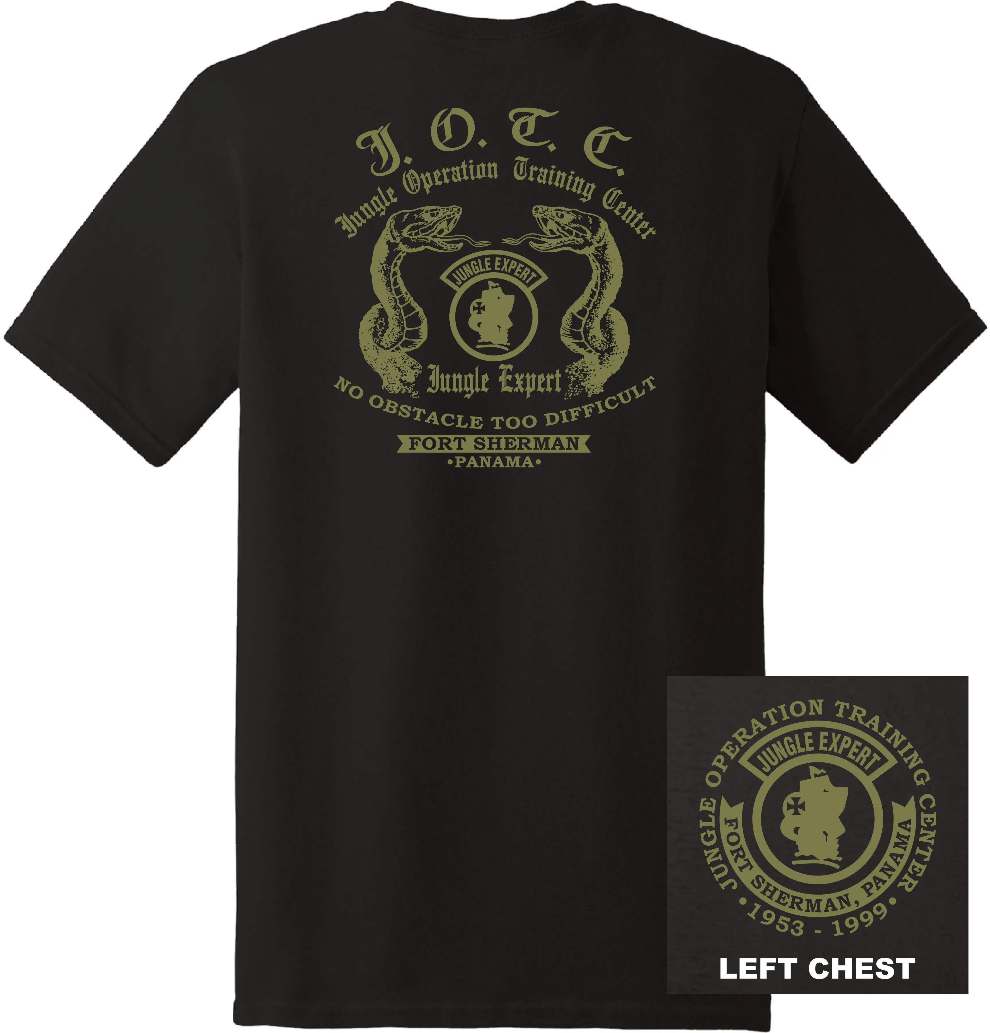 US Army - Jungle Operation Training Center (JOTC) Fort Sherman Panama T-Shirt