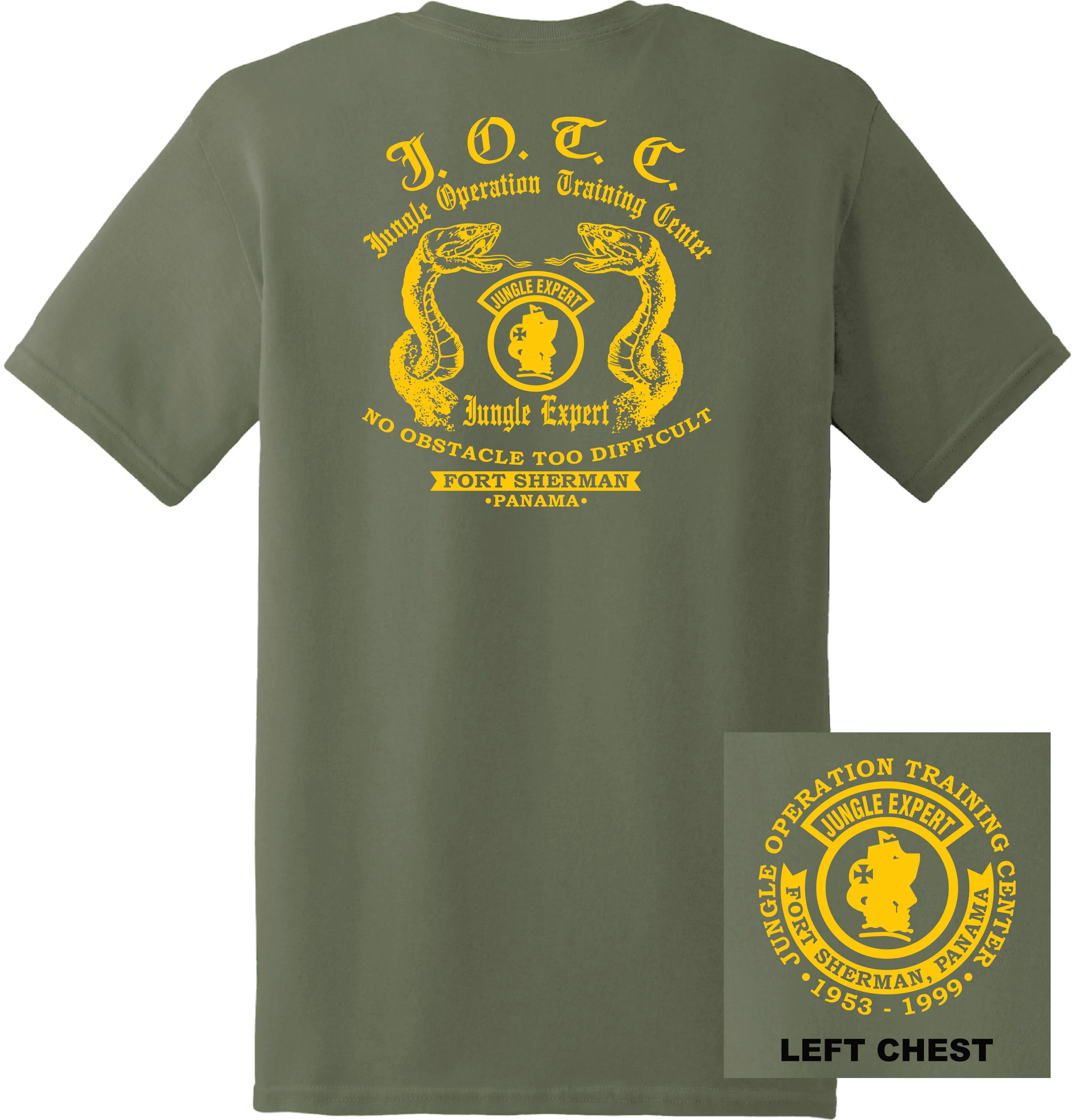 US Army - Jungle Operation Training Center (JOTC) Fort Sherman Panama T-Shirt