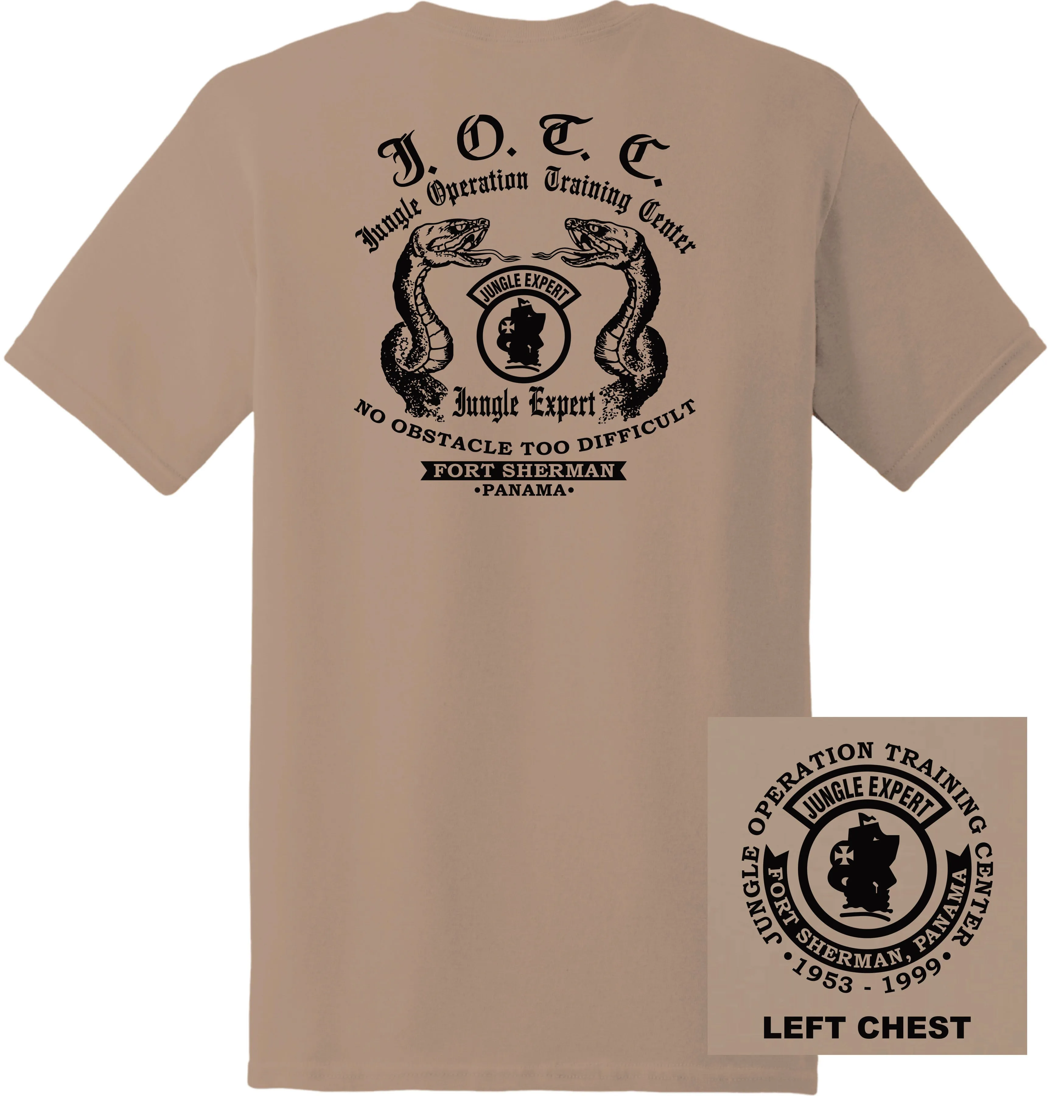 US Army - Jungle Operation Training Center (JOTC) Fort Sherman Panama T-Shirt