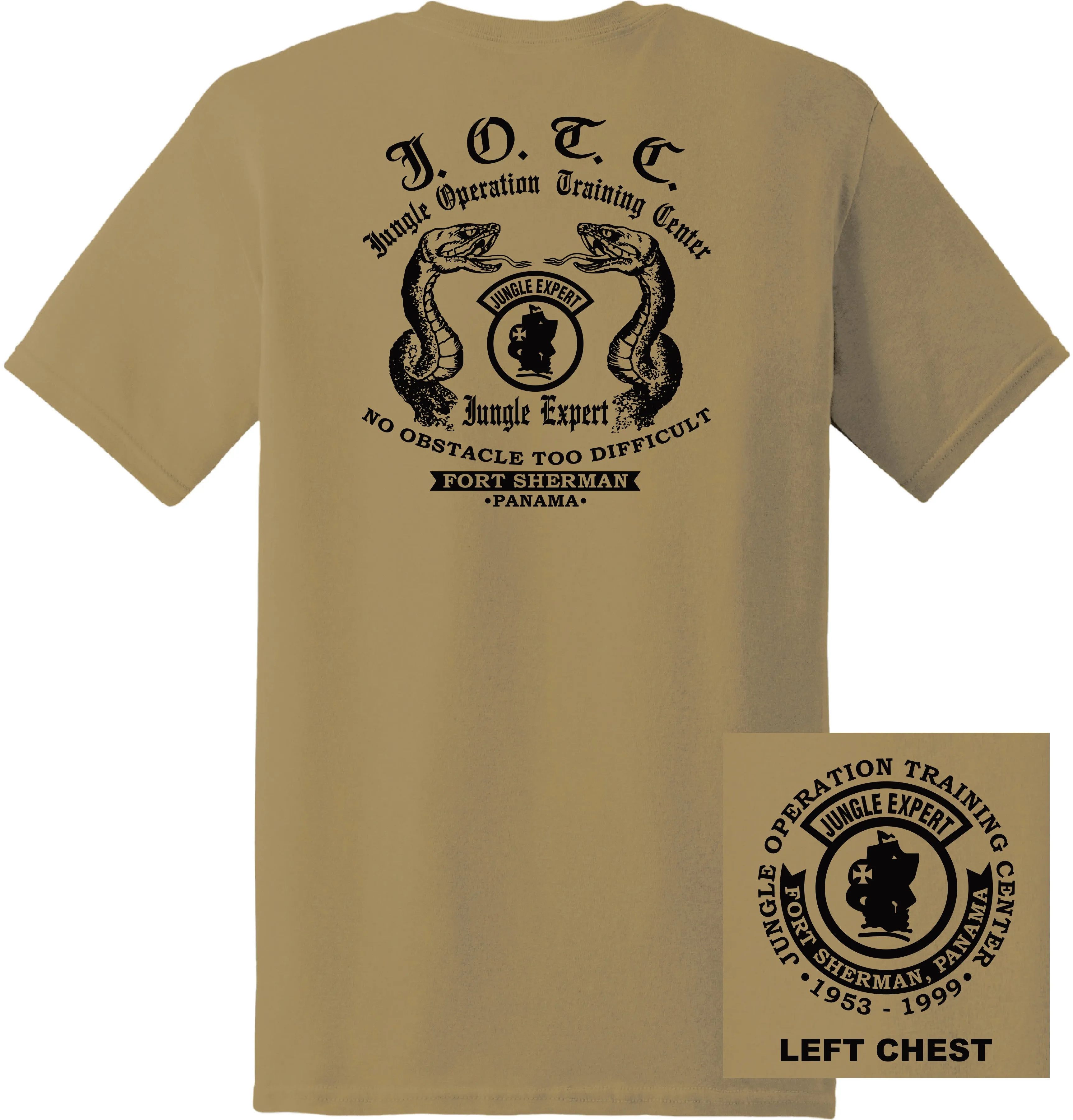US Army - Jungle Operation Training Center (JOTC) Fort Sherman Panama T-Shirt