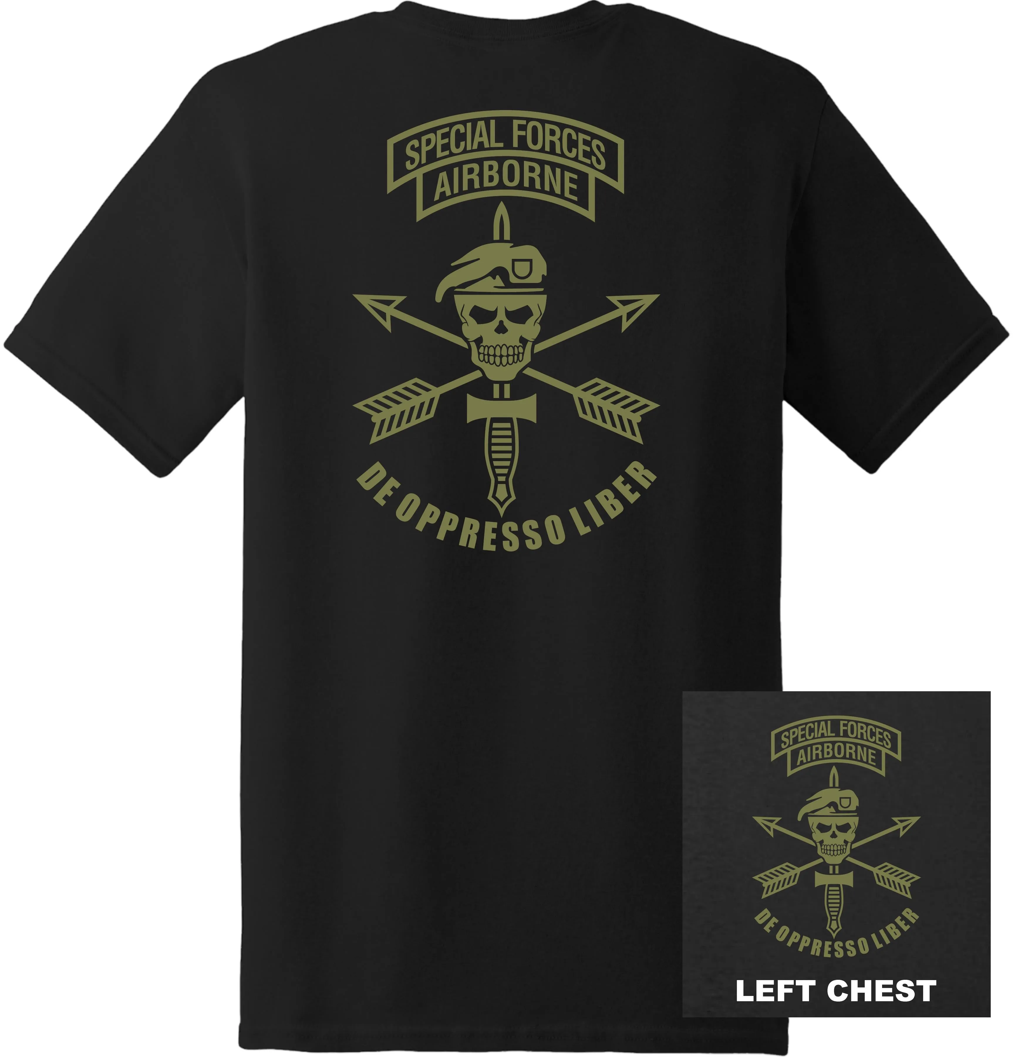 US Army - Special Forces Airborne De Oppresso Liber T-Shirt