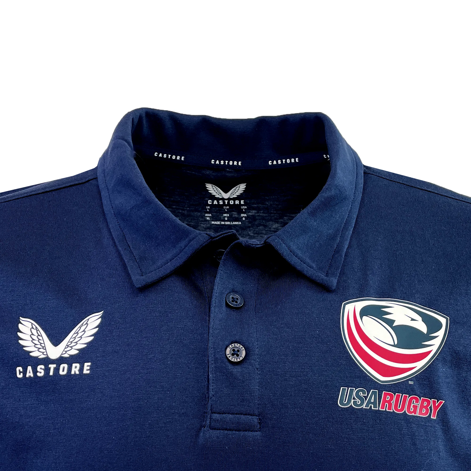 USA Rugby Cotton Polo by Castore
