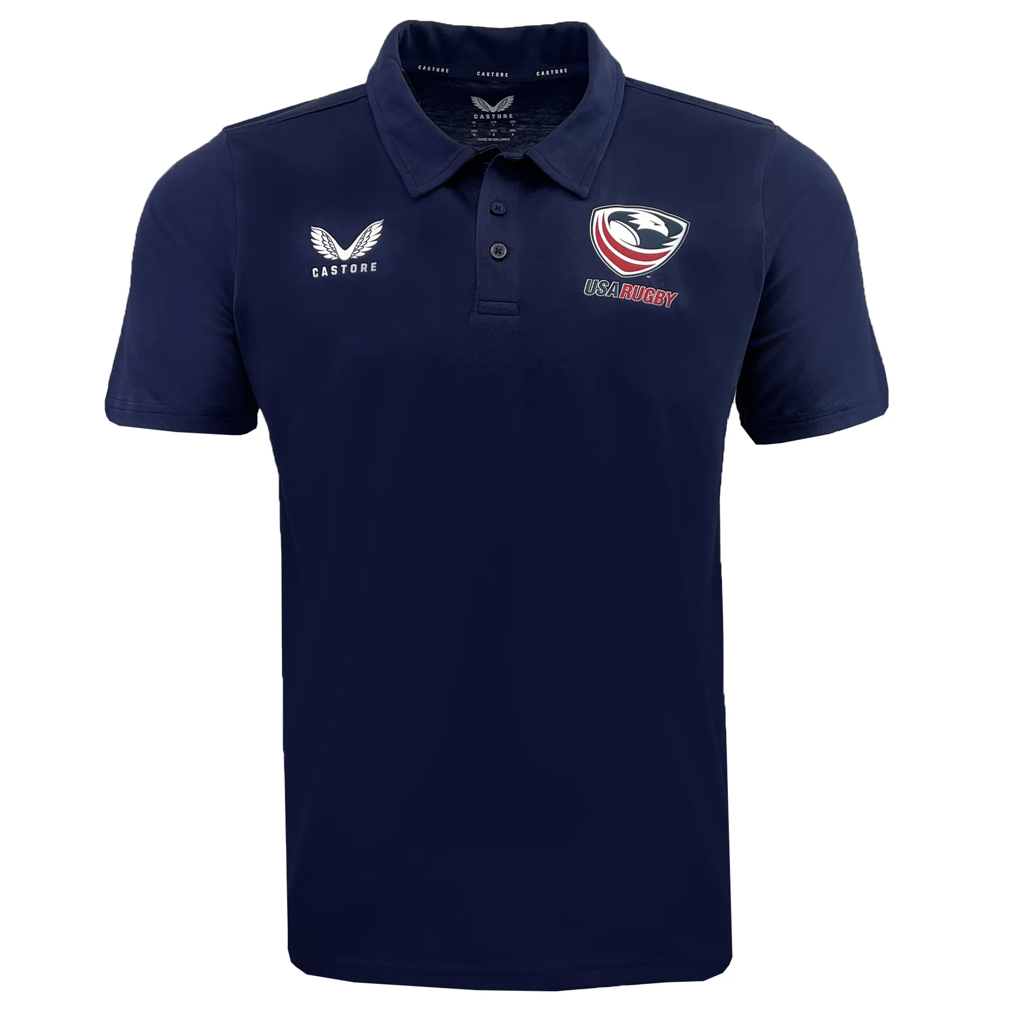 USA Rugby Cotton Polo by Castore