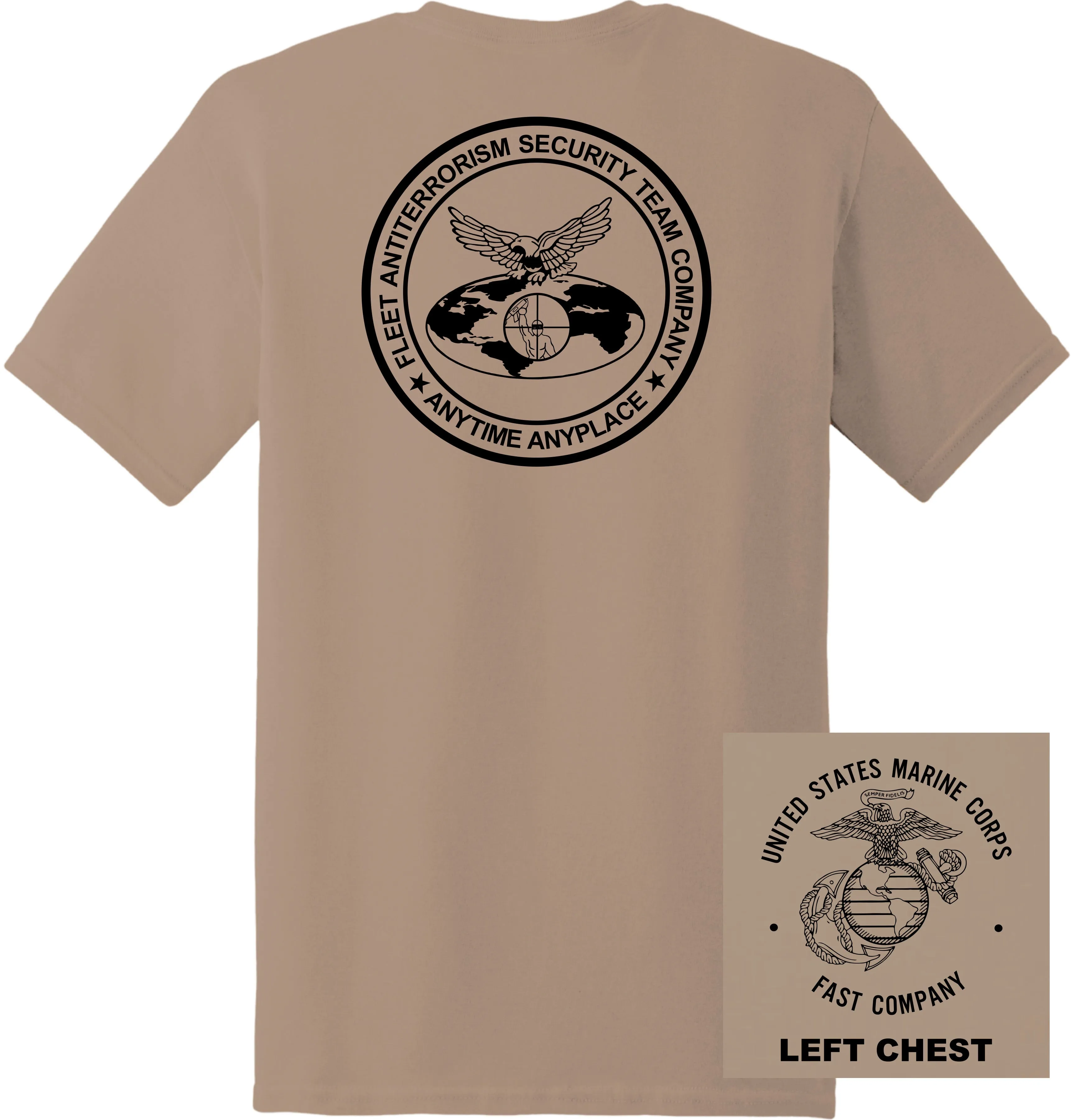 USMC - Fleet Antiterrorism Security Team (FAST) Company T-Shirt