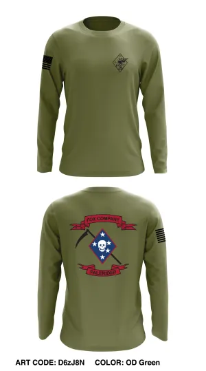 V21 Fox Company "Palerider" Core Men's LS Performance Tee - D6zJ8N