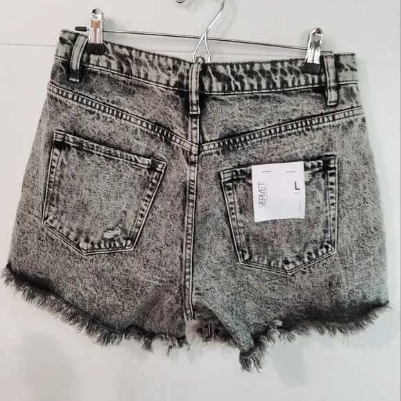 Vervet Hyde Super High Rise Mom Shorts Size L