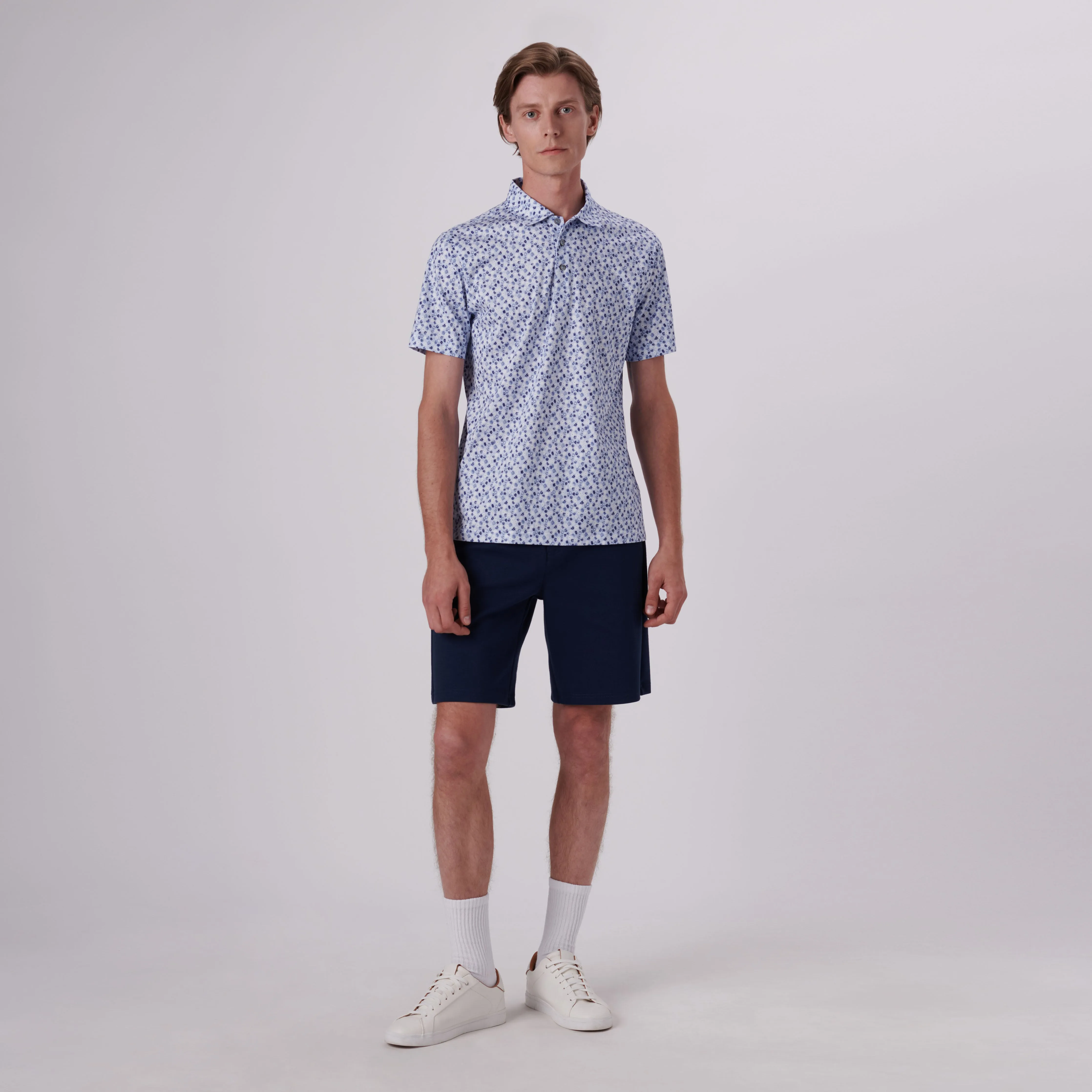 Victor Floral Print OoohCotton Polo