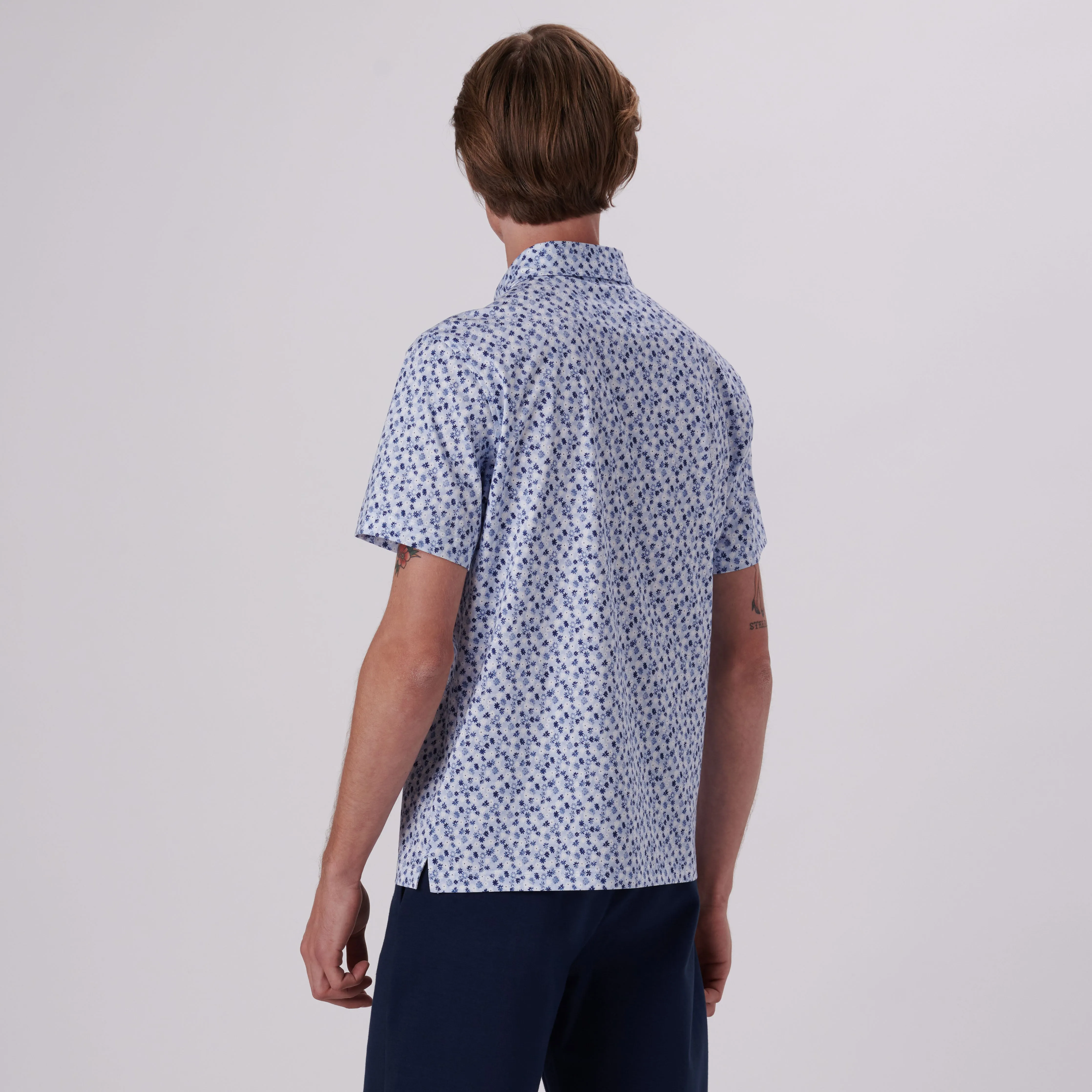 Victor Floral Print OoohCotton Polo