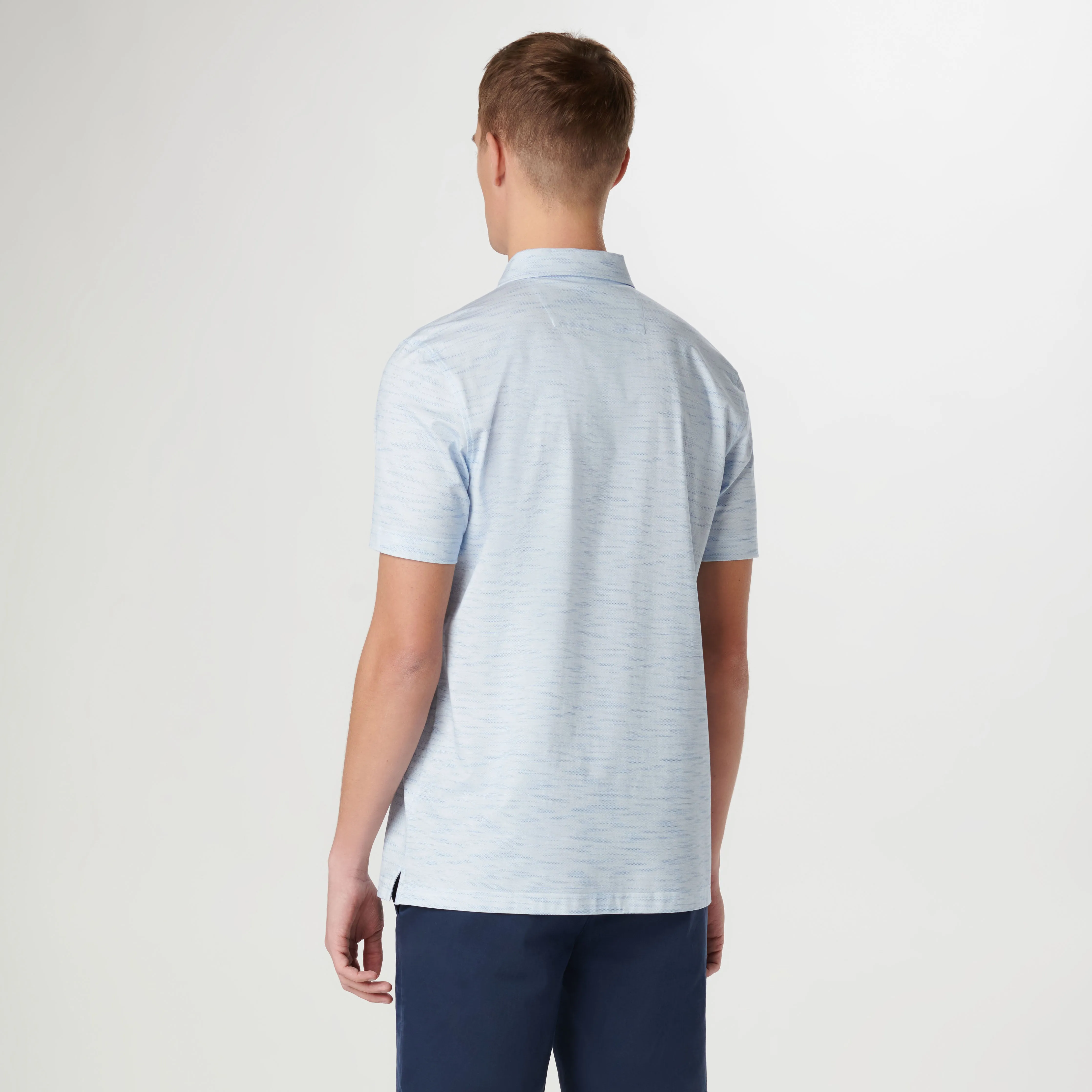 Victor Stitch Print OoohCotton Polo