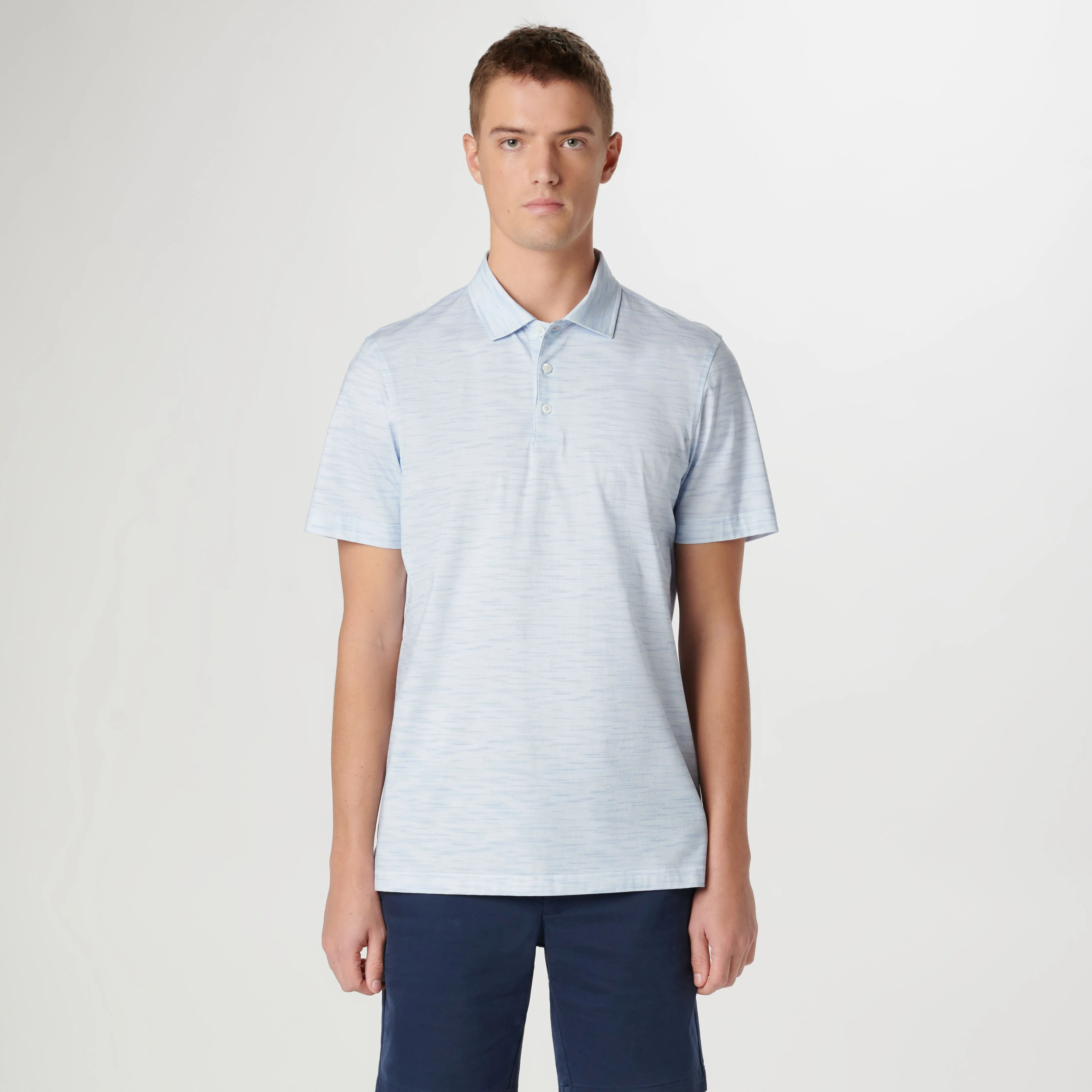 Victor Stitch Print OoohCotton Polo