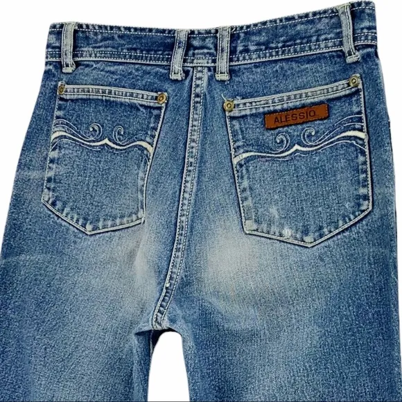 Vintage Alessio Jeans 100% Cotton High Rise